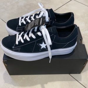 Authentic Converse One Star Platform (Black)